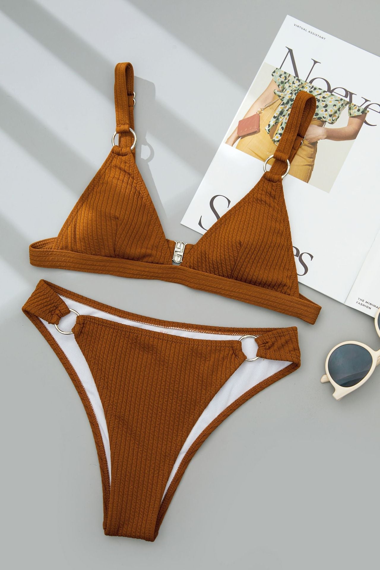 Solid Bikini Set
