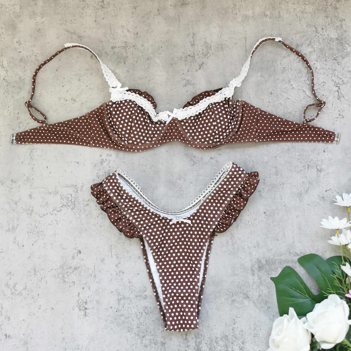 Ruffle One-Piece Swimsuit