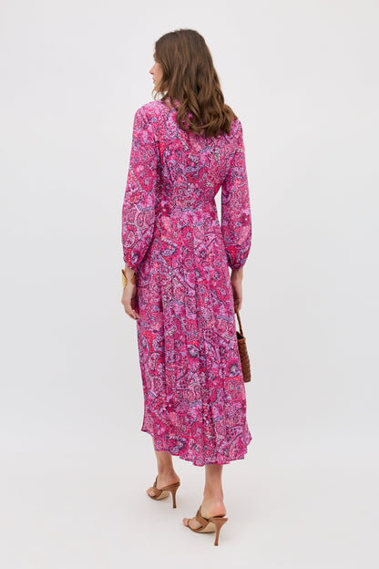Camellia - Paisley Floral Red