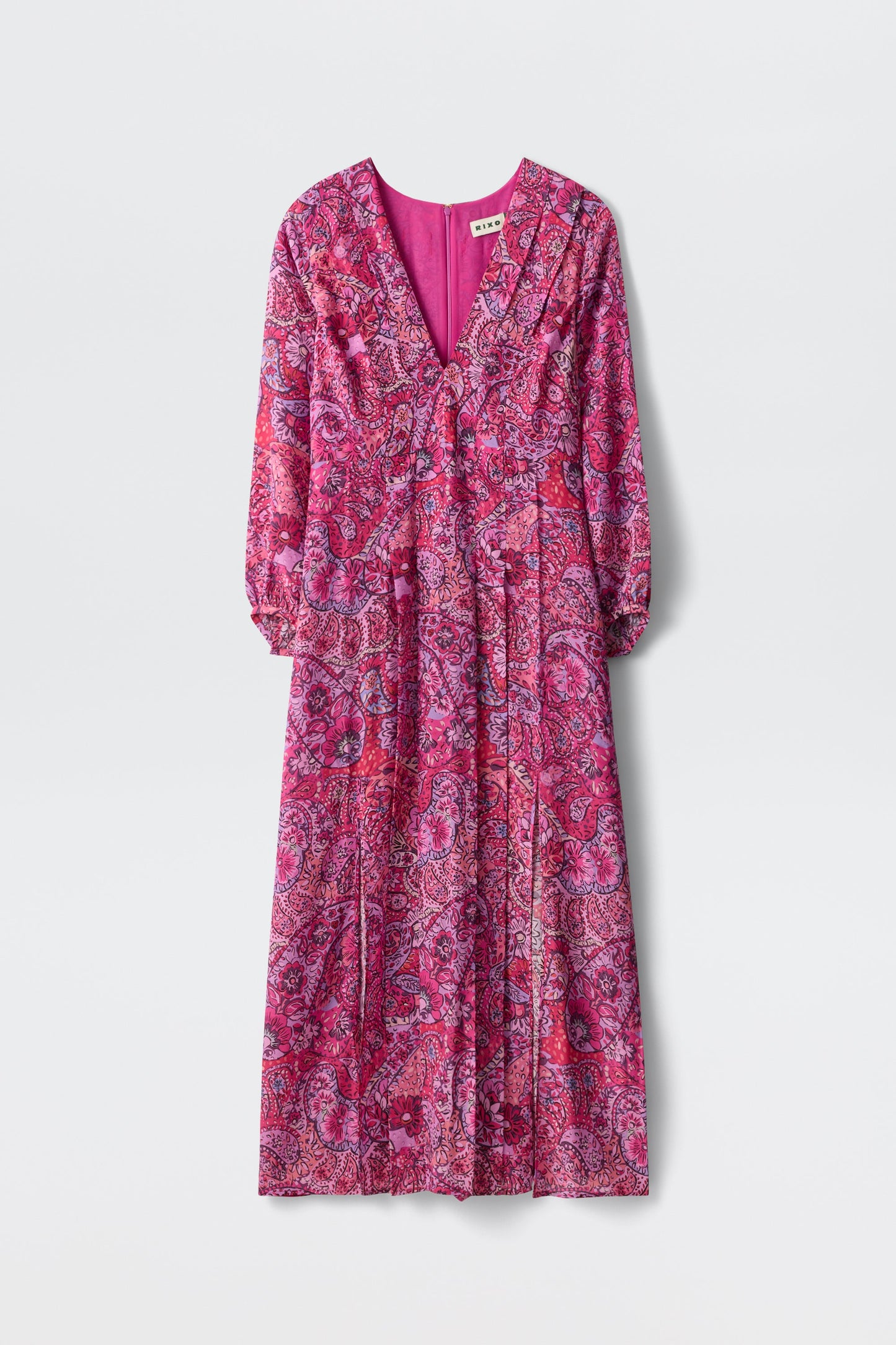 Camellia - Paisley Floral Red