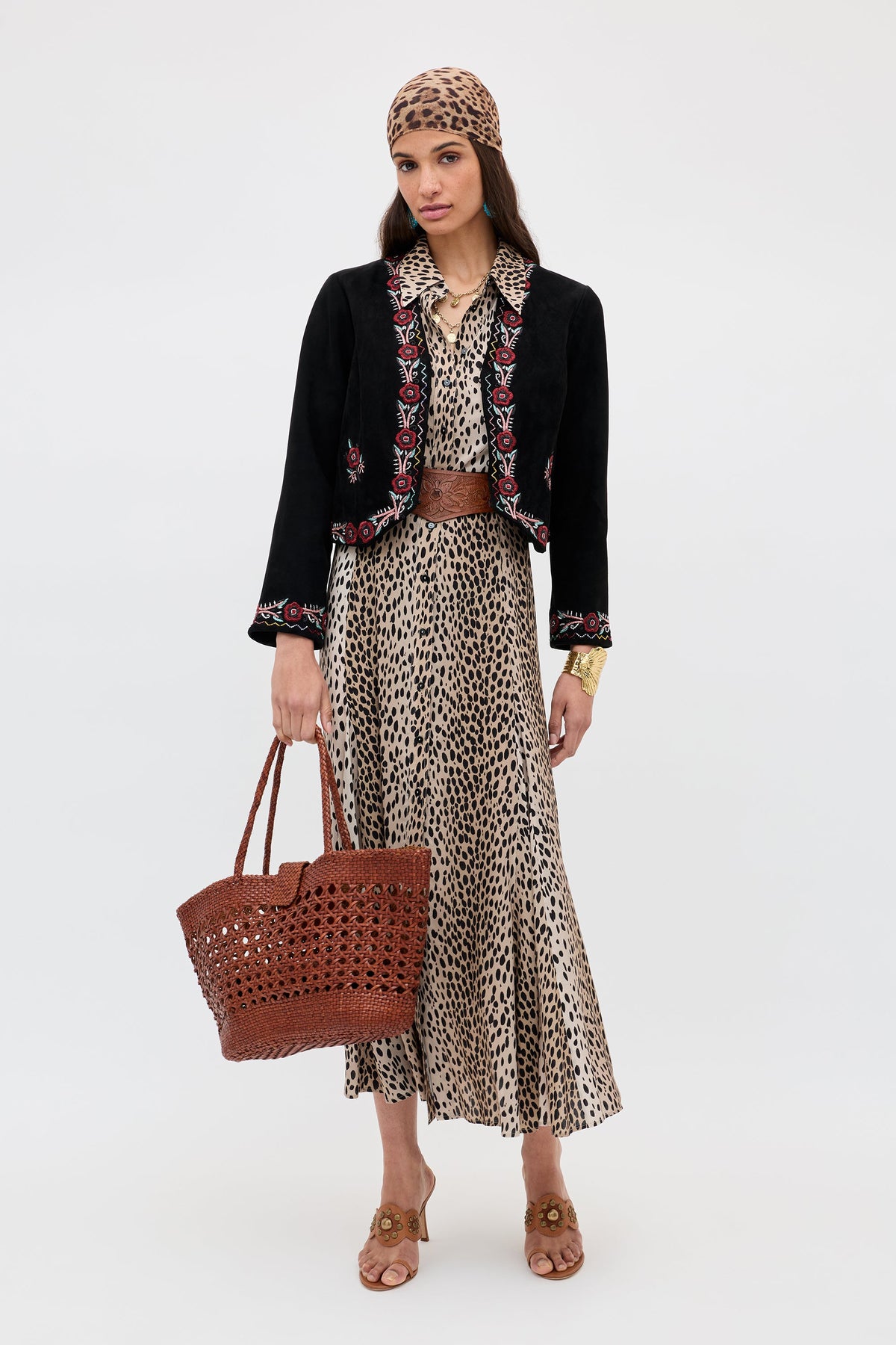 Oliwia - Roselle Embellishment Black