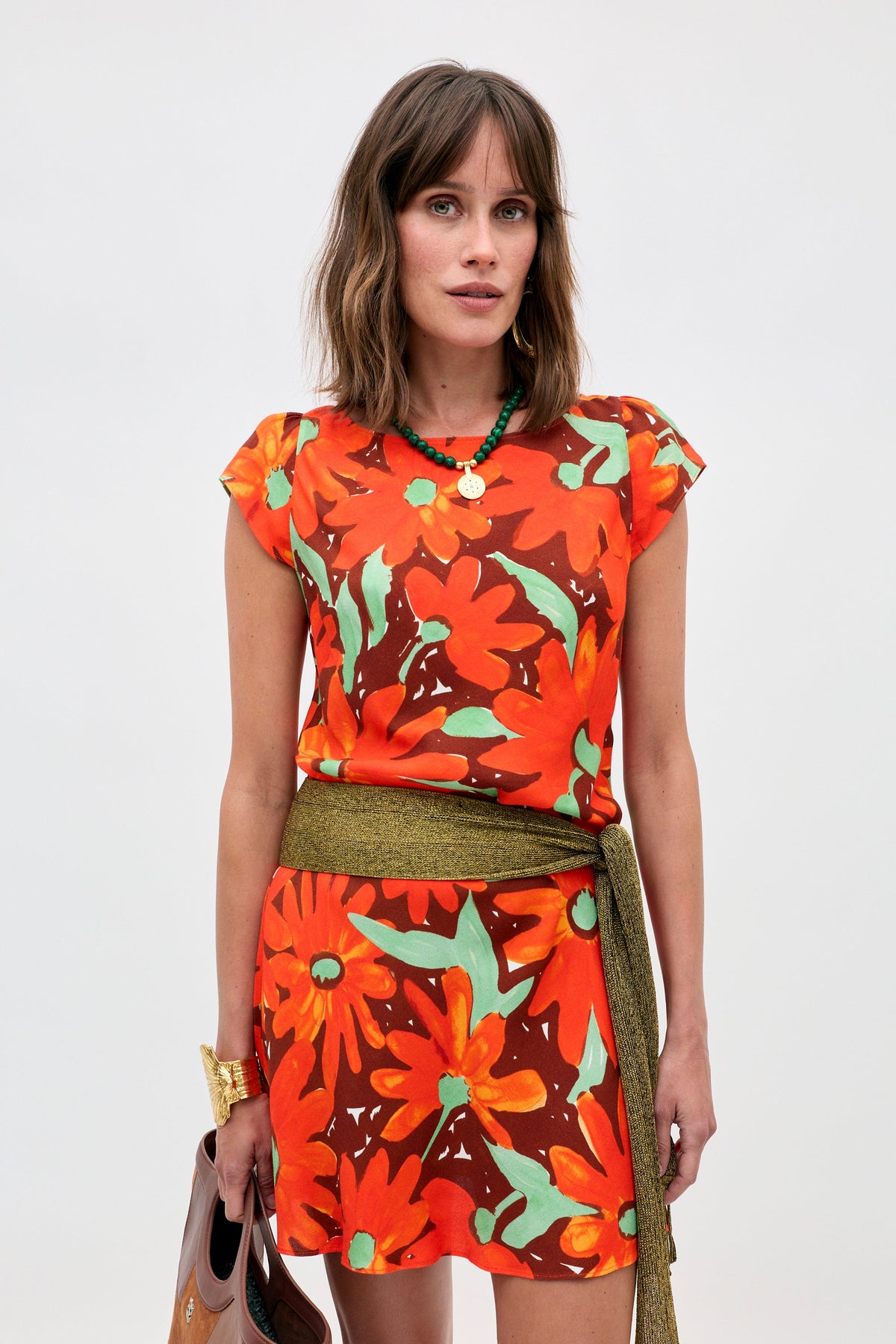 Trixie - Danish Floral Orange