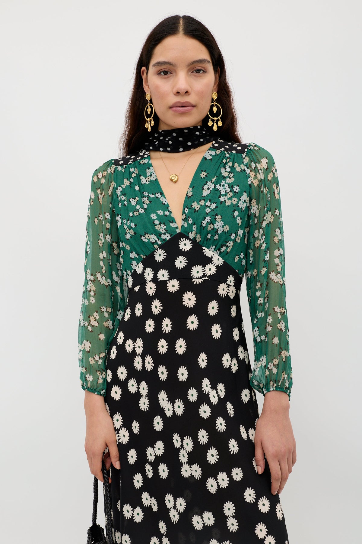 Kaila - City Floral Mix Olive
