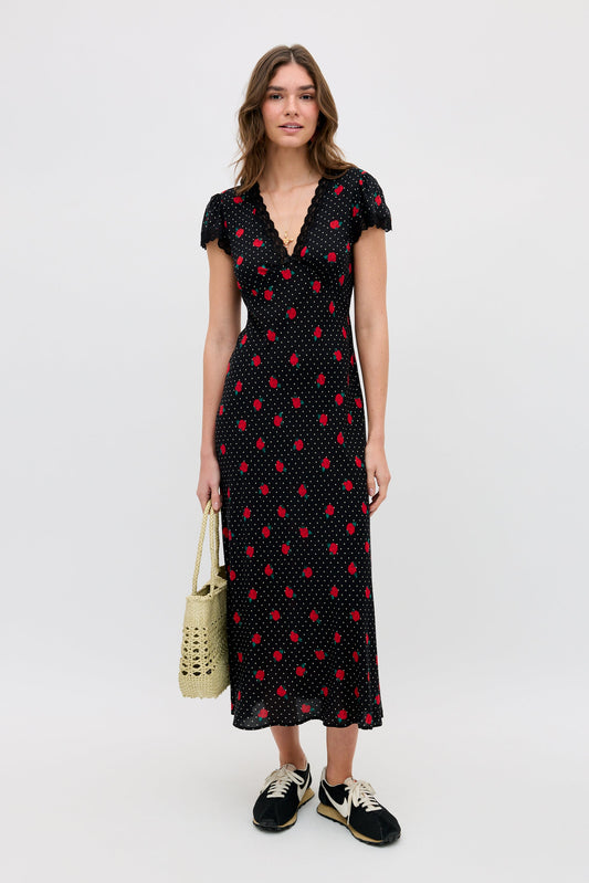 Clarice - Rose Spot Black