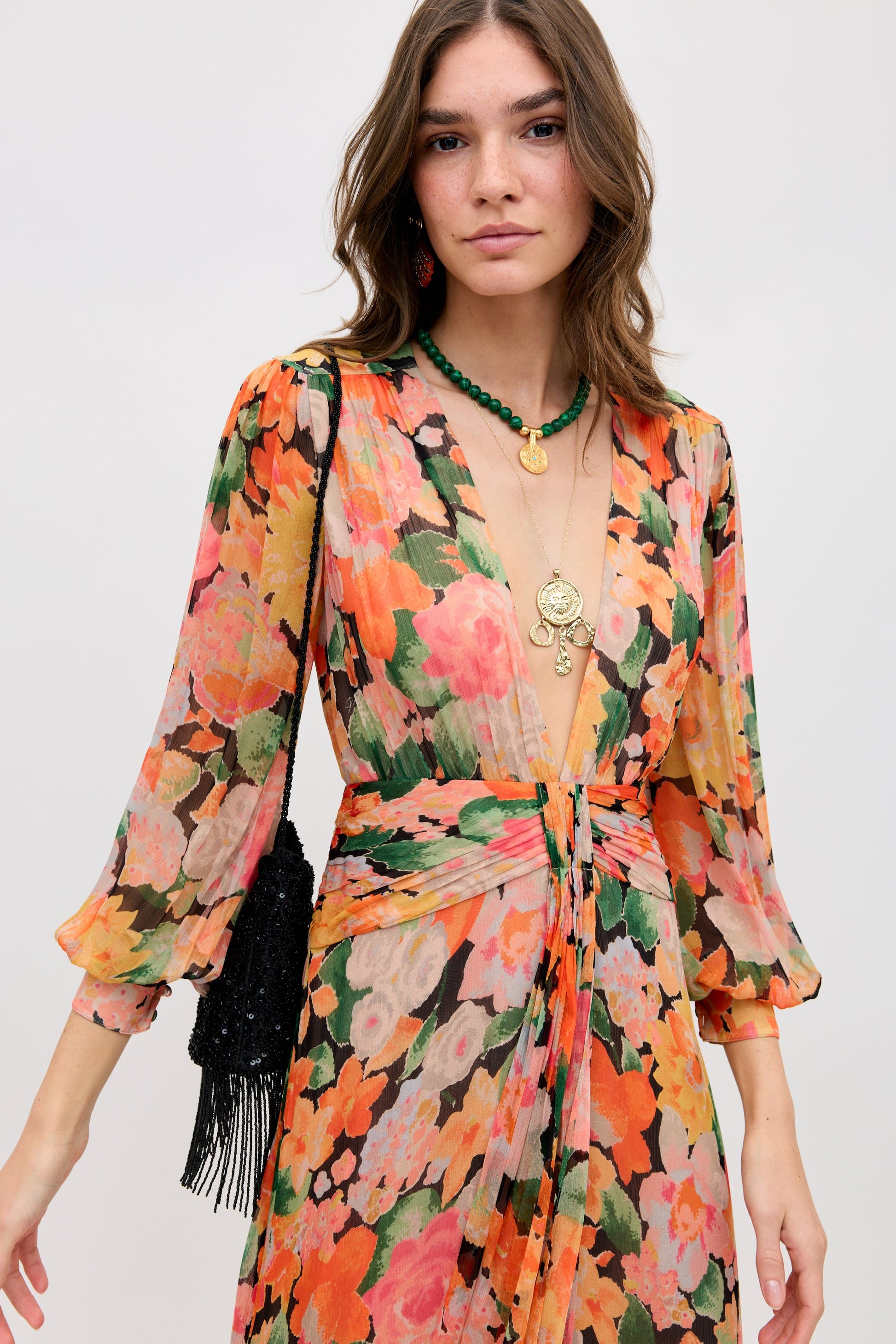 Meera - Chelsea Floral Black
