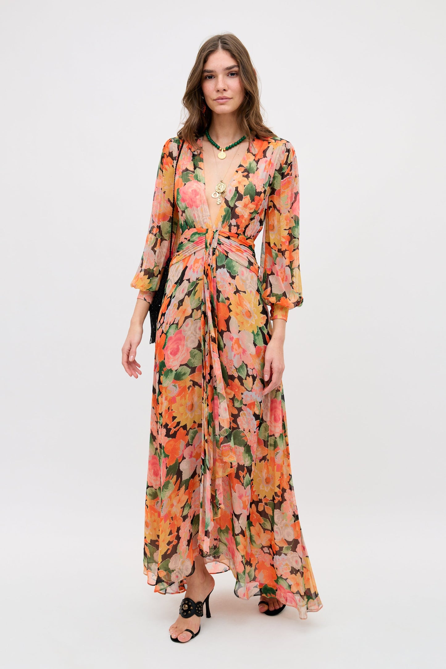 Meera - Chelsea Floral Black