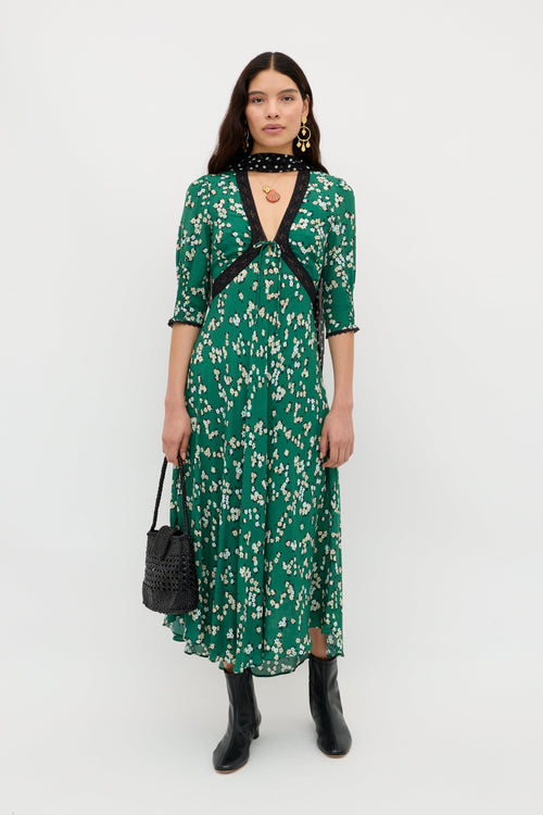 Amina - City Floral Olive