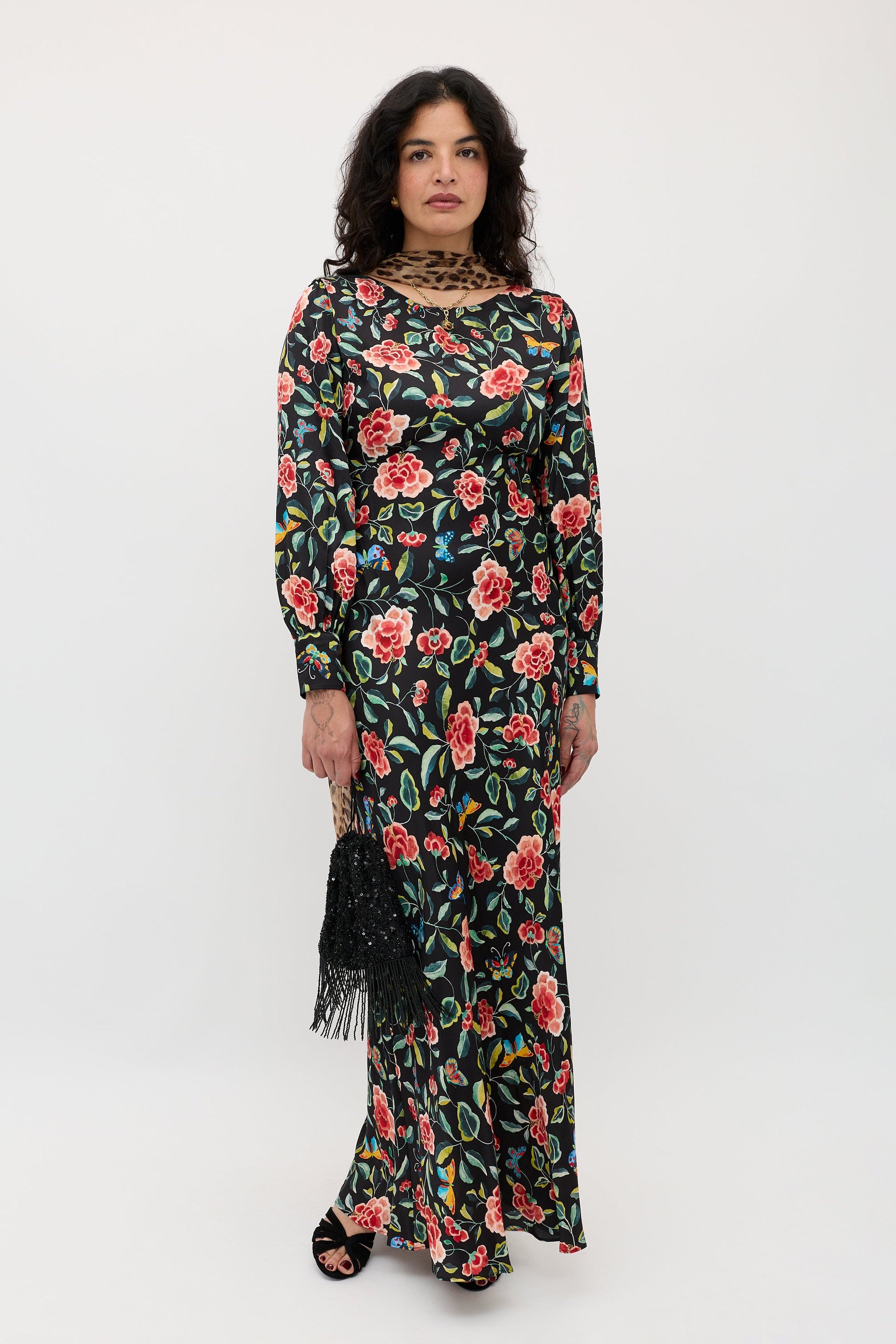 Marni 2  -  Butterfly Floral Black