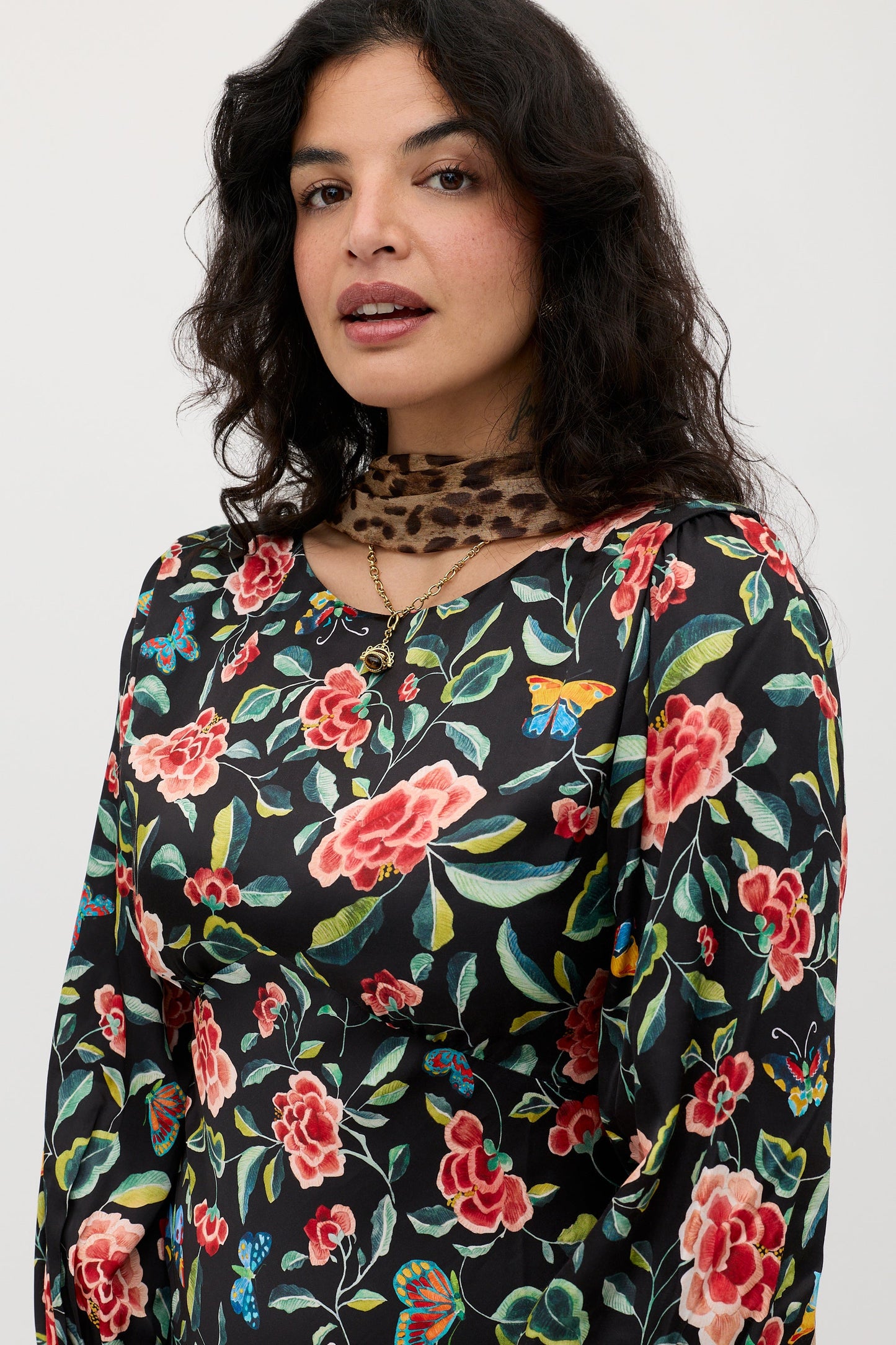 Marni 2  -  Butterfly Floral Black