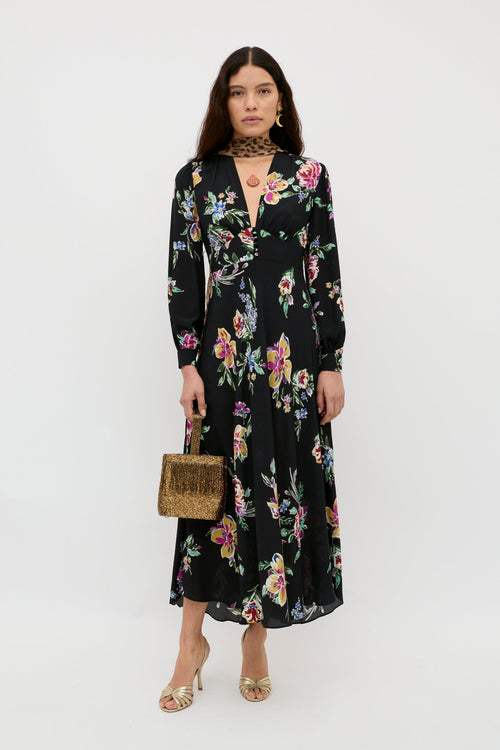 Trula  -  Vintage Bloom Black
