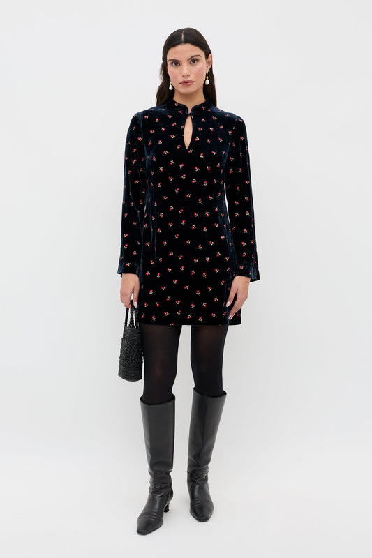 Calla - Dandy Embroidery Deep Navy