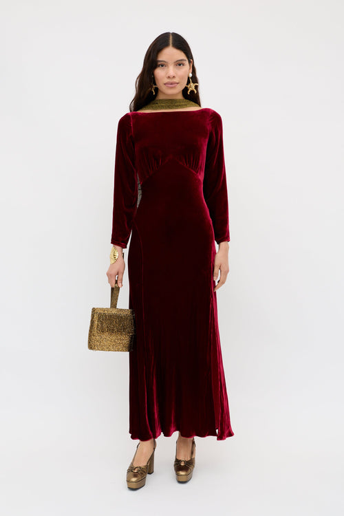 Devina - Burgundy