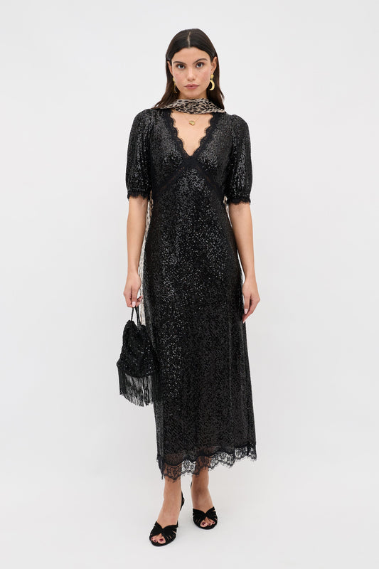 Verena - Embellishment Black