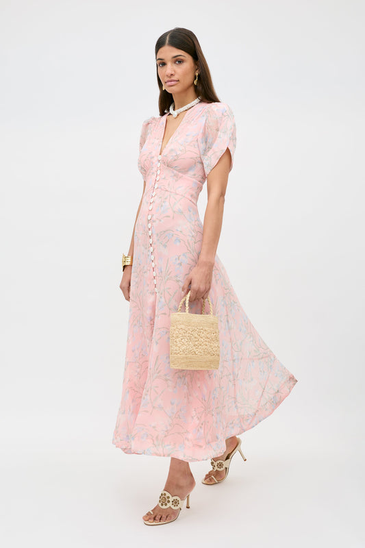 Novara -  Watercolour Floral Pink