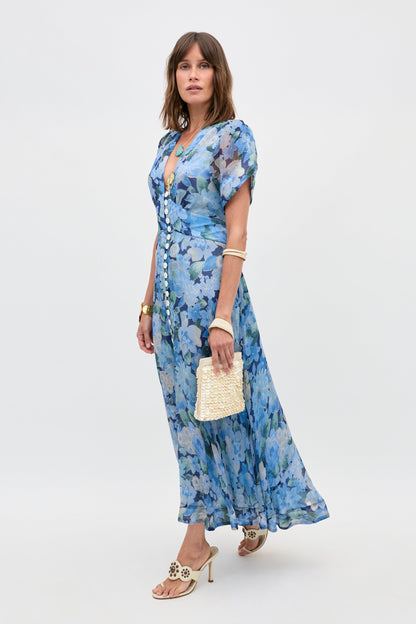 novara dress chelsea floral blue