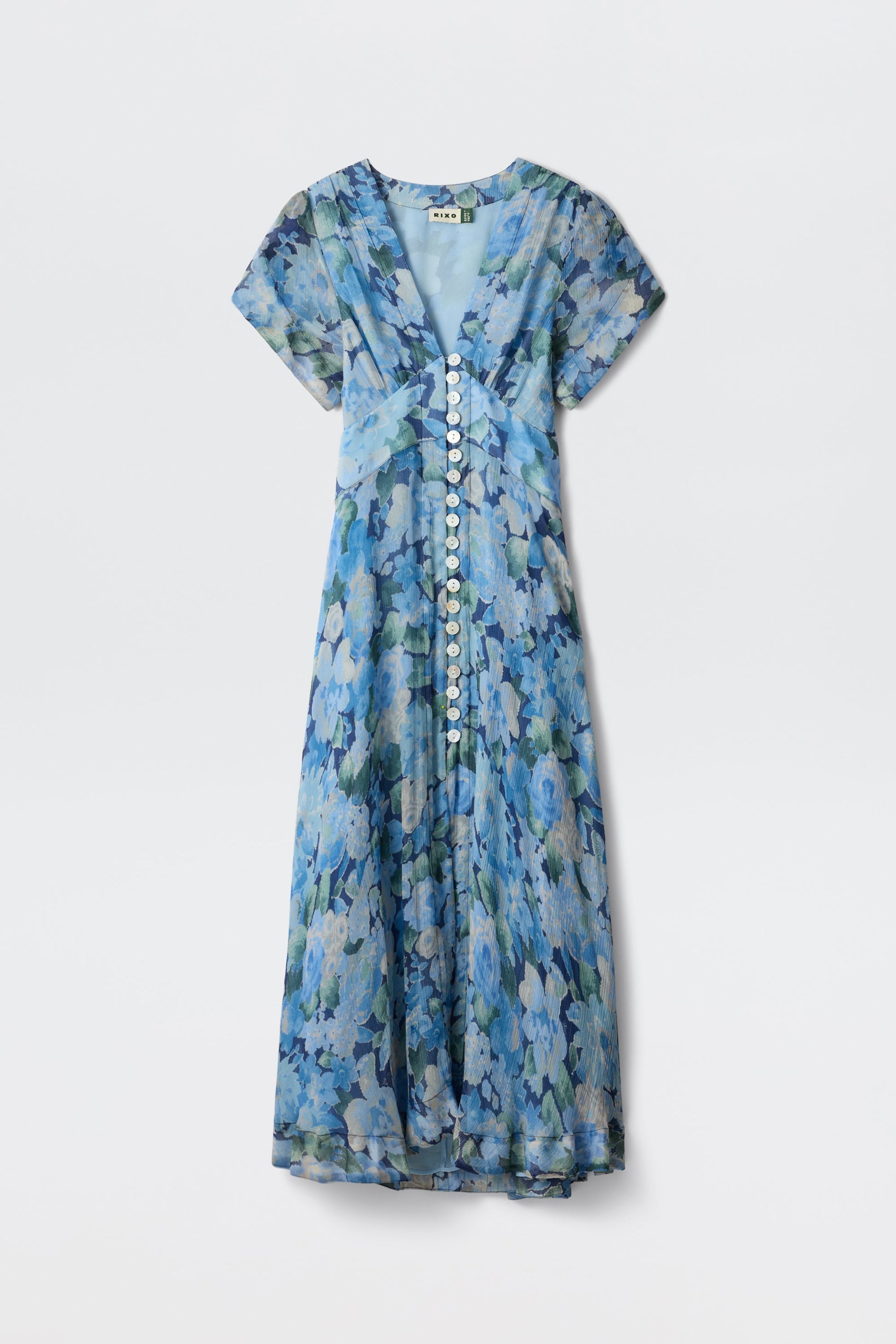 novara dress chelsea floral blue