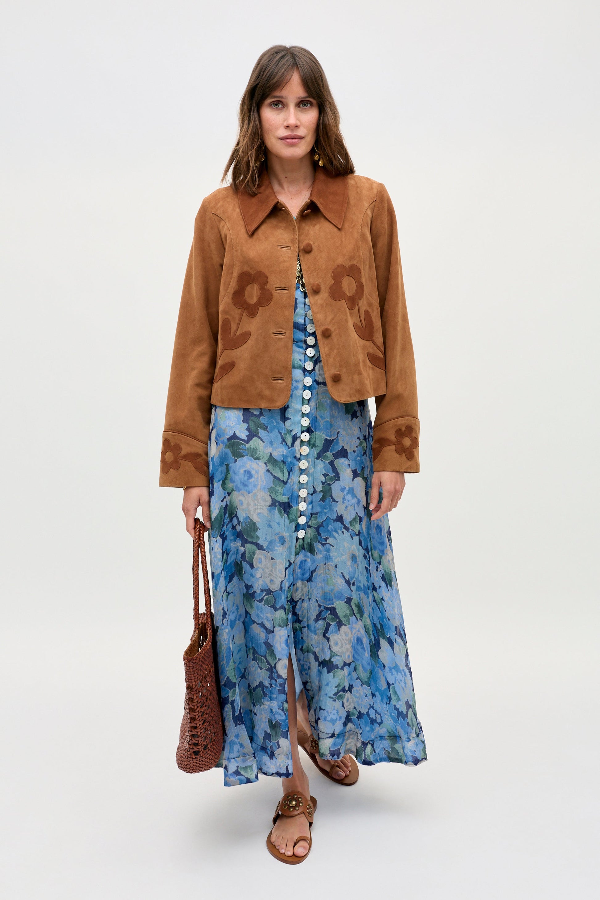novara dress chelsea floral blue