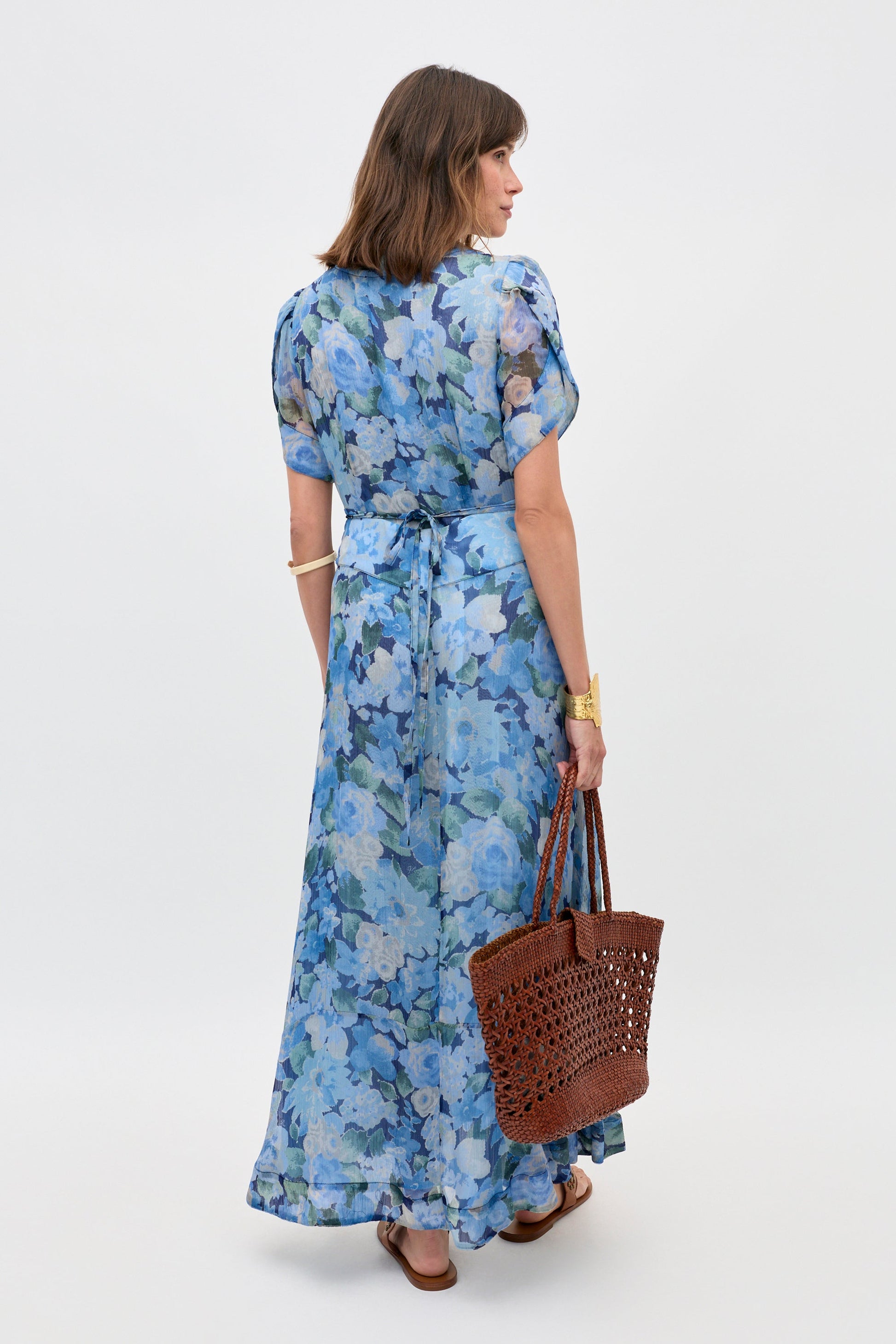 novara dress chelsea floral blue