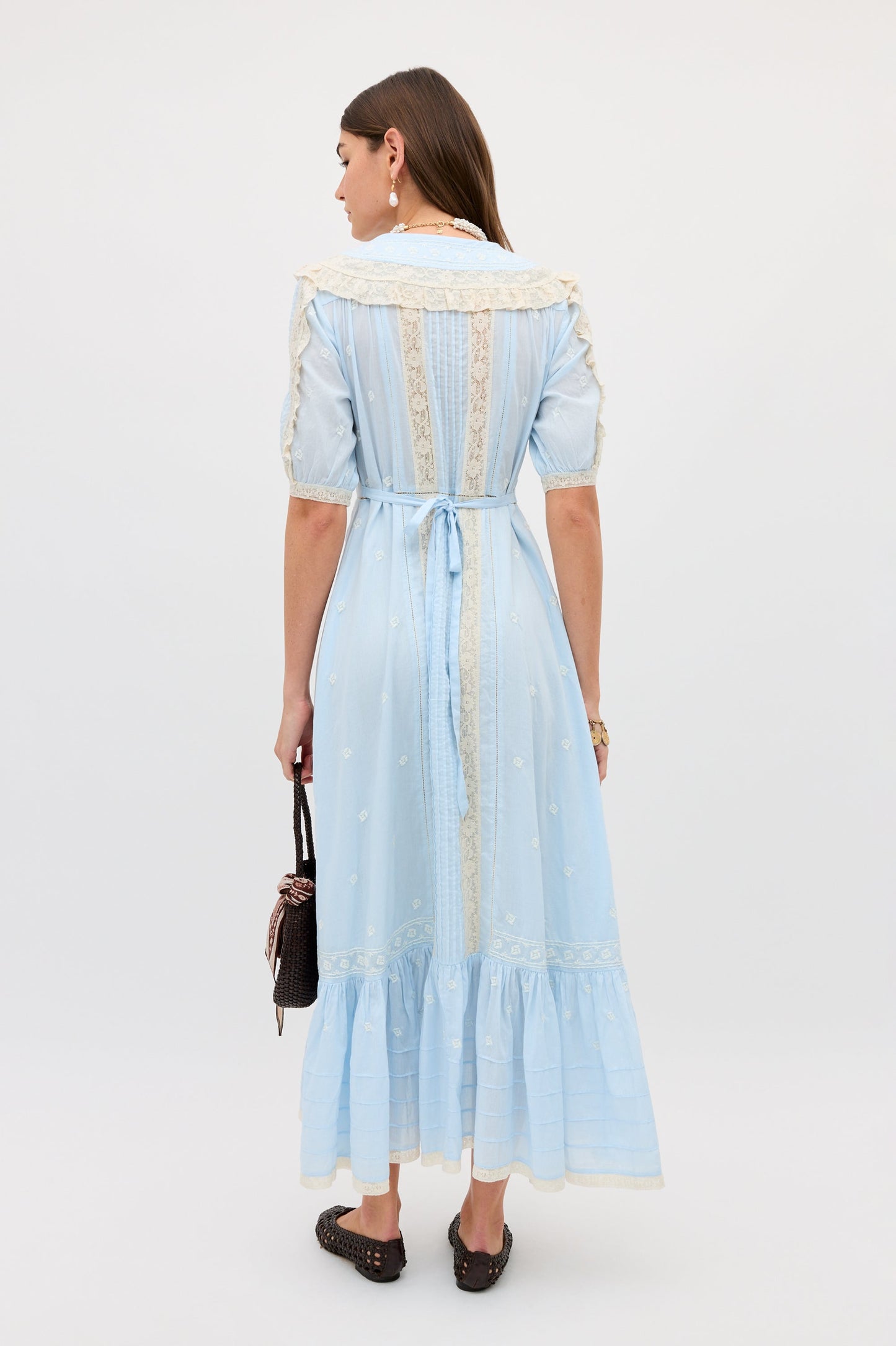 Edina - Mira Embroidery Powder Blue