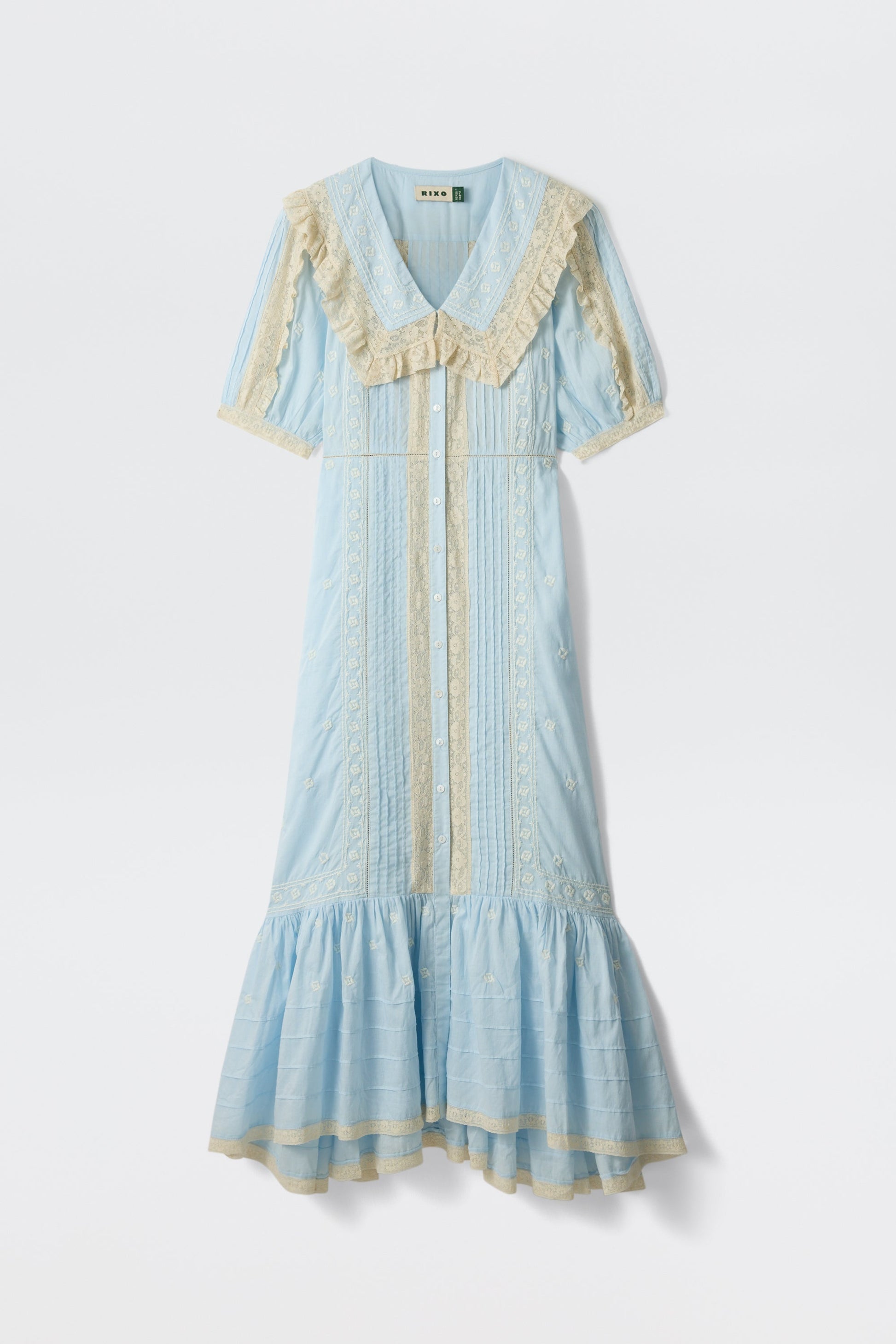 Edina - Mira Embroidery Powder Blue