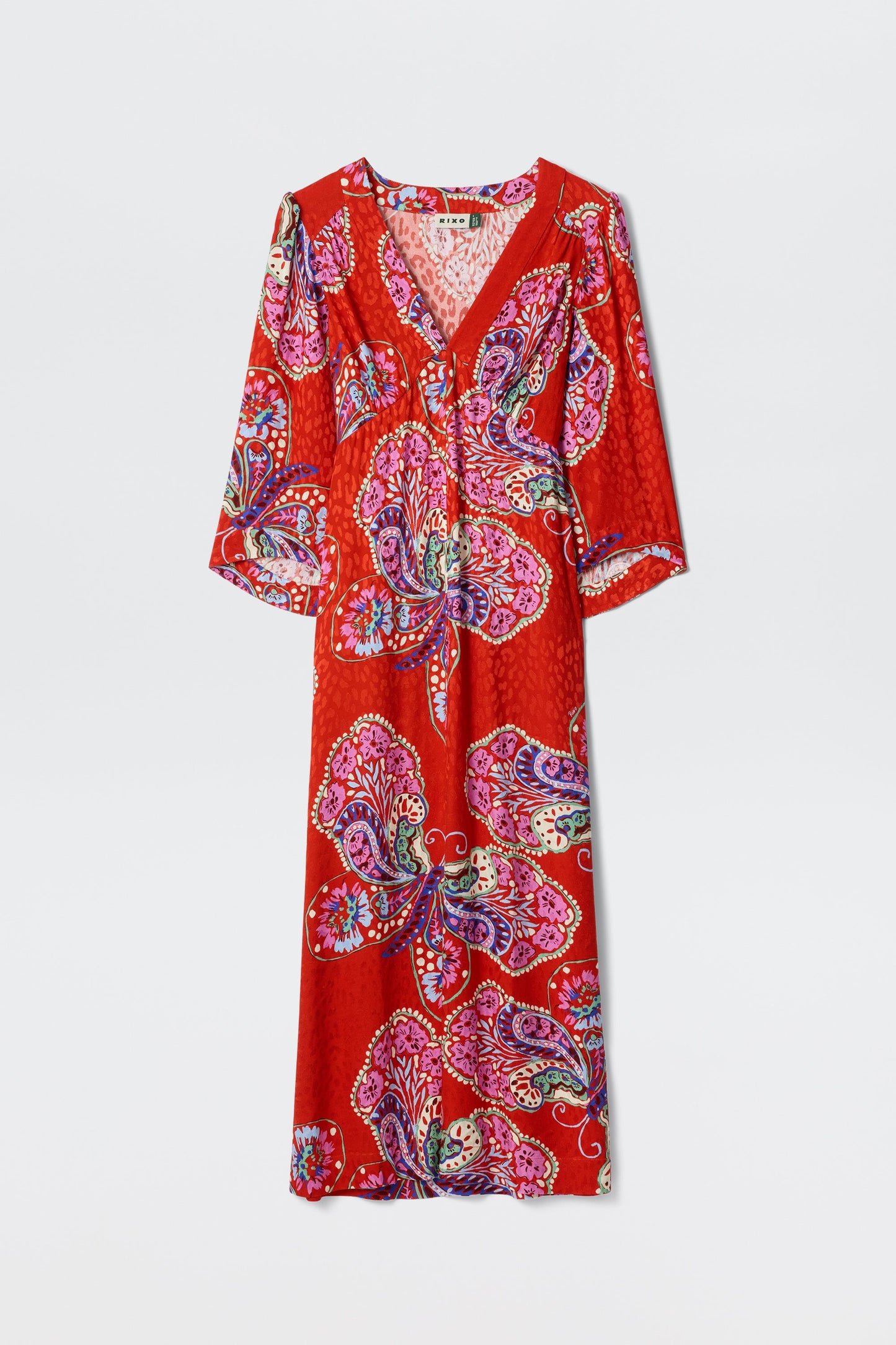 Dahlia - Butterfly Bloom Jacquard Red