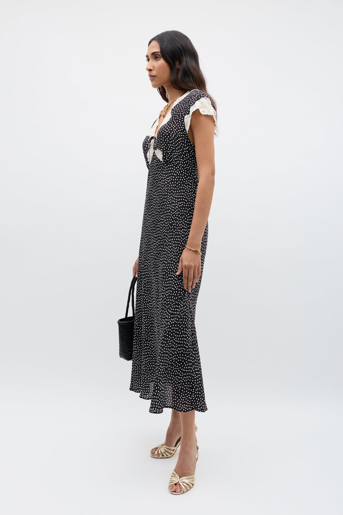 Amari  -  Mini Polka Dot Black