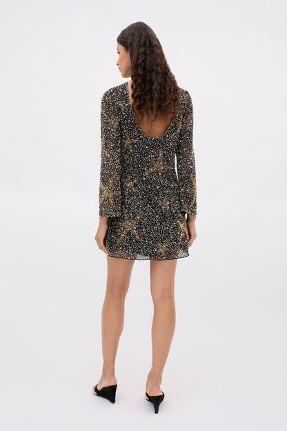 Ilse  -  Starfish Embellishment Navy
