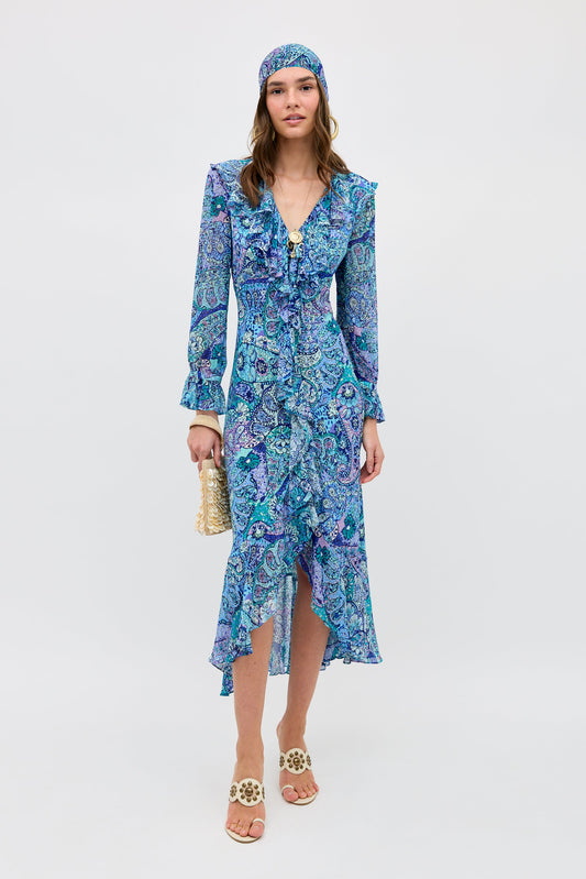 Gracye - Paisley Floral Blue