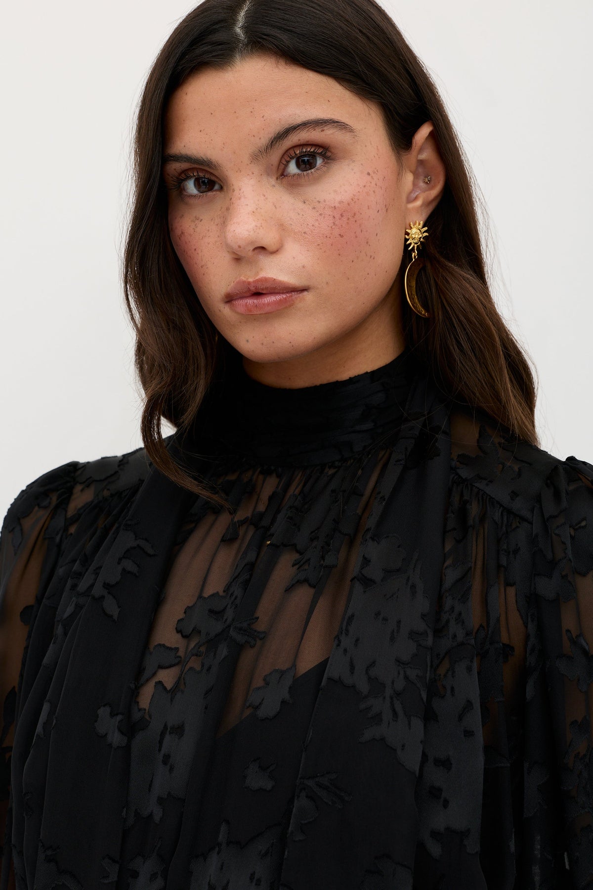 Anaya  -  Bouquet Devoré Black