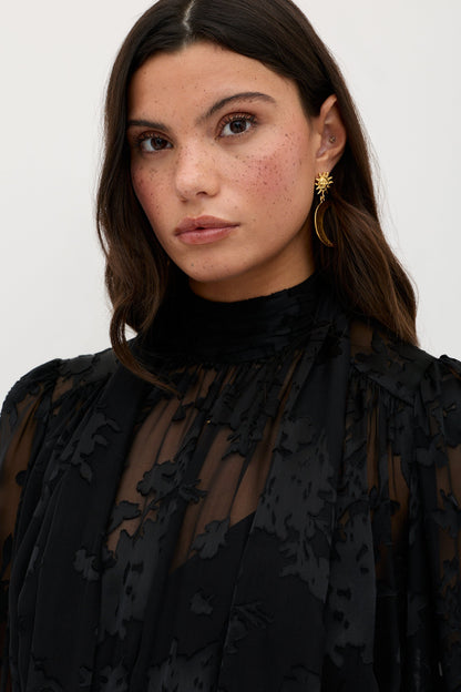 Anaya  -  Bouquet Devoré Black