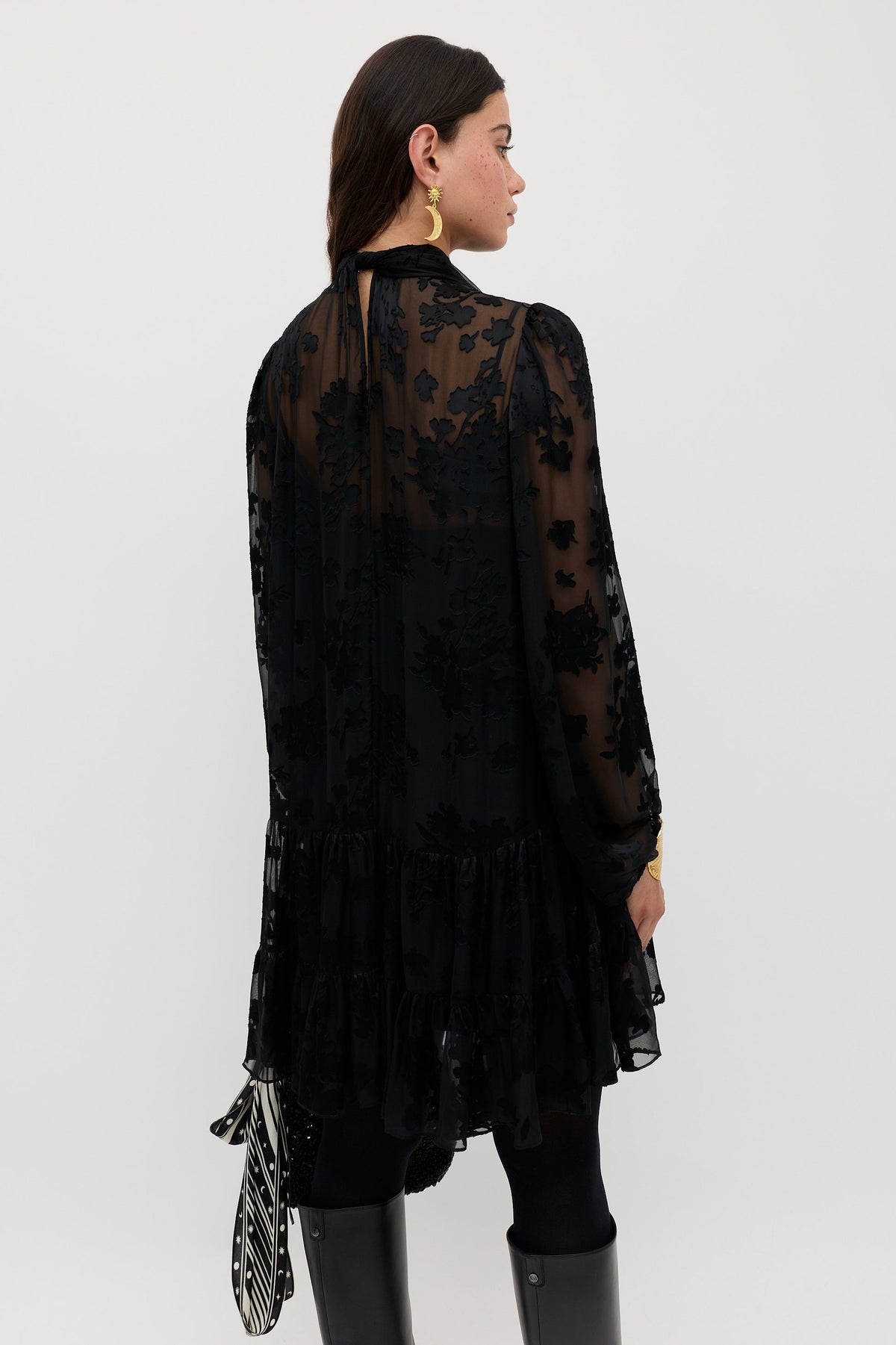 Anaya  -  Bouquet Devoré Black