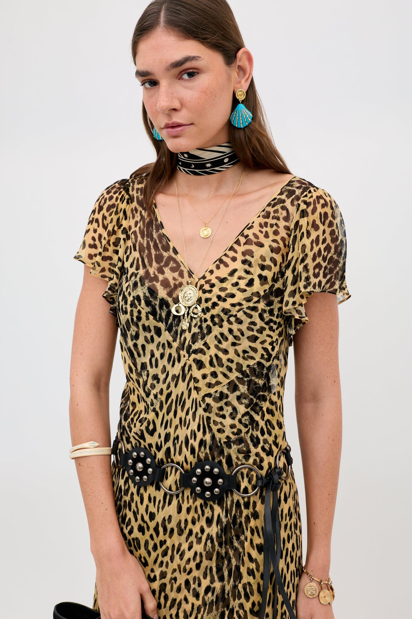 Bexley - Nina Leopard Brown