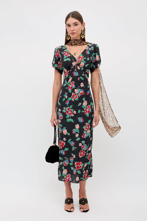 Riella - Kimmie Floral Charcoal