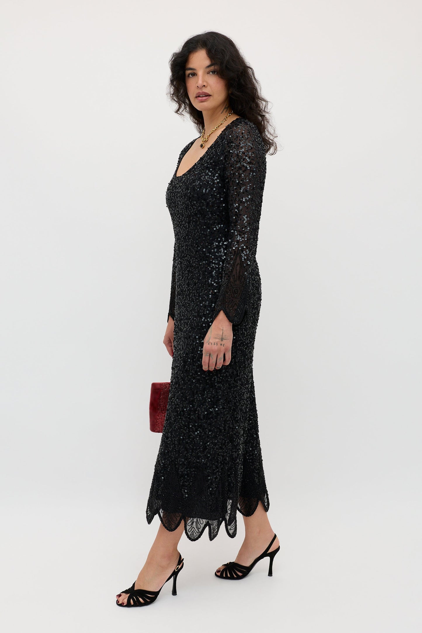 Noraya  -  Florence Embellishment Antique Black