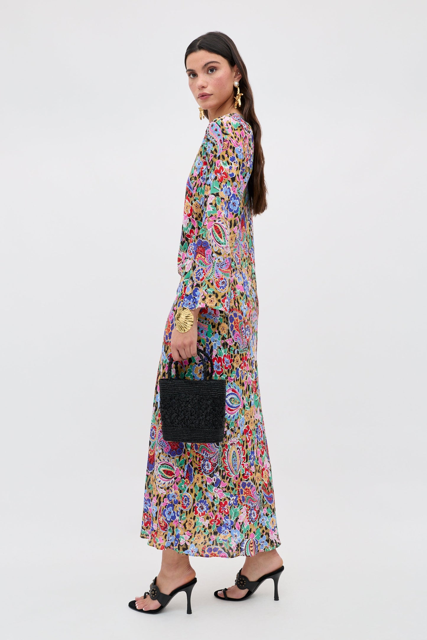 Noraya - Cara Floral Leopard Brown