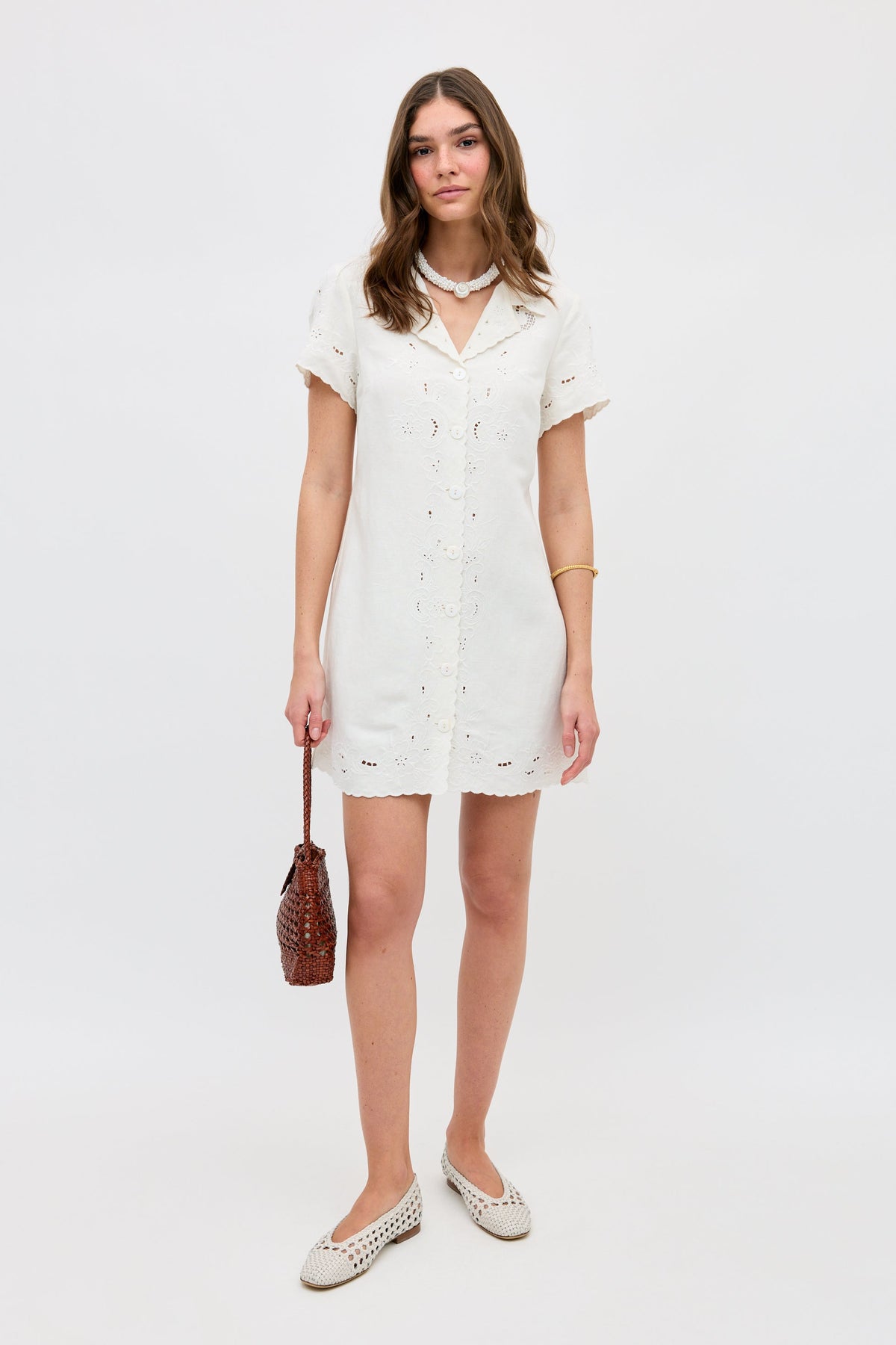 Zayanna - Esther Cutwork Embroidery Ivory