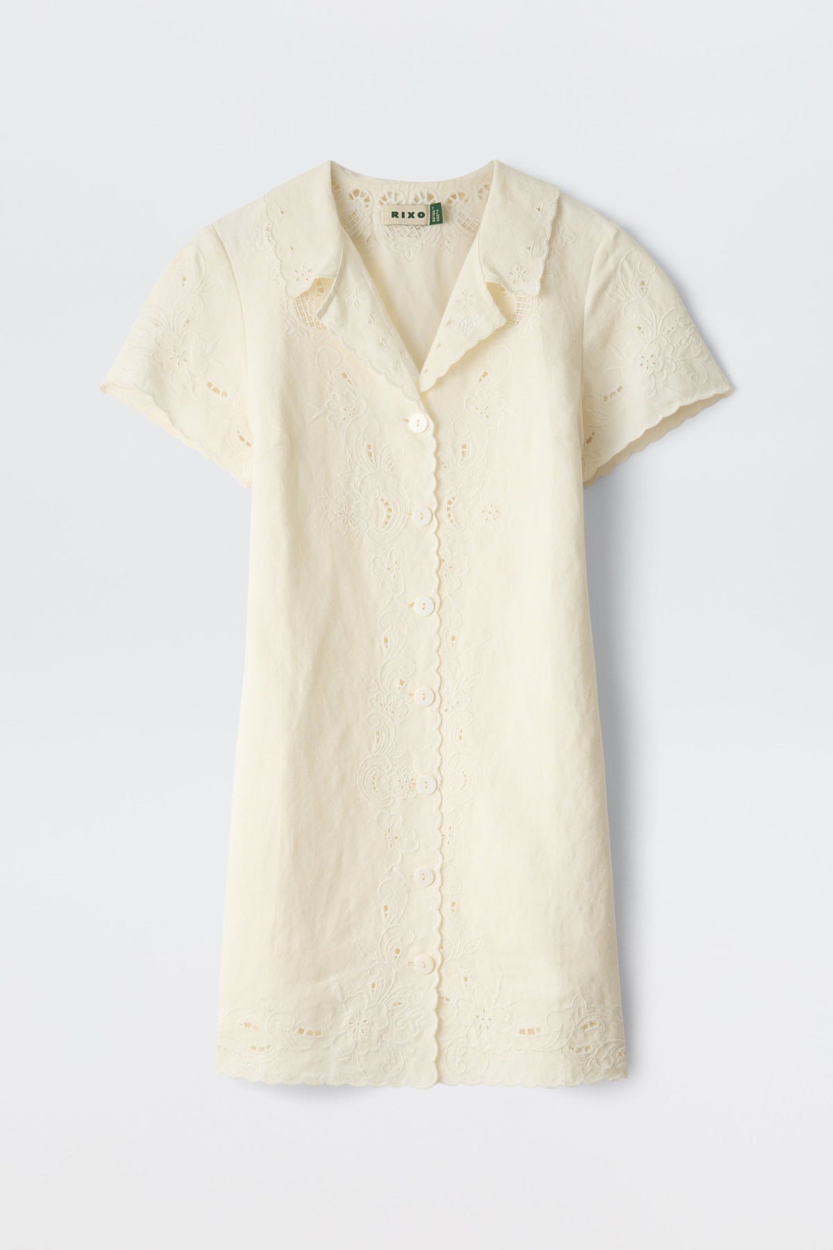 Zayanna - Esther Cutwork Embroidery Ivory