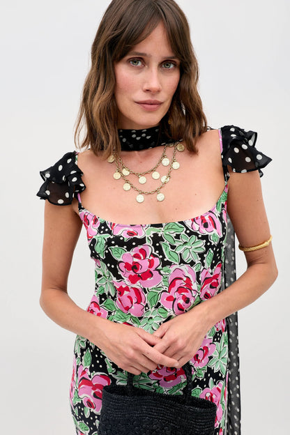Adele - Rose Dot Mix Black