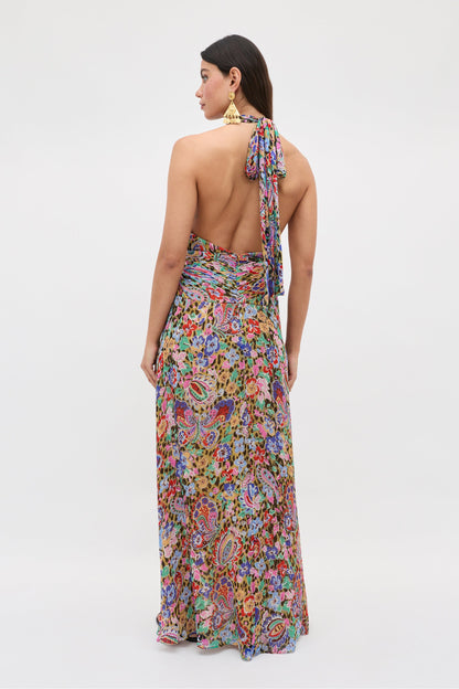 Alaina - Cara Floral Leopard Brown