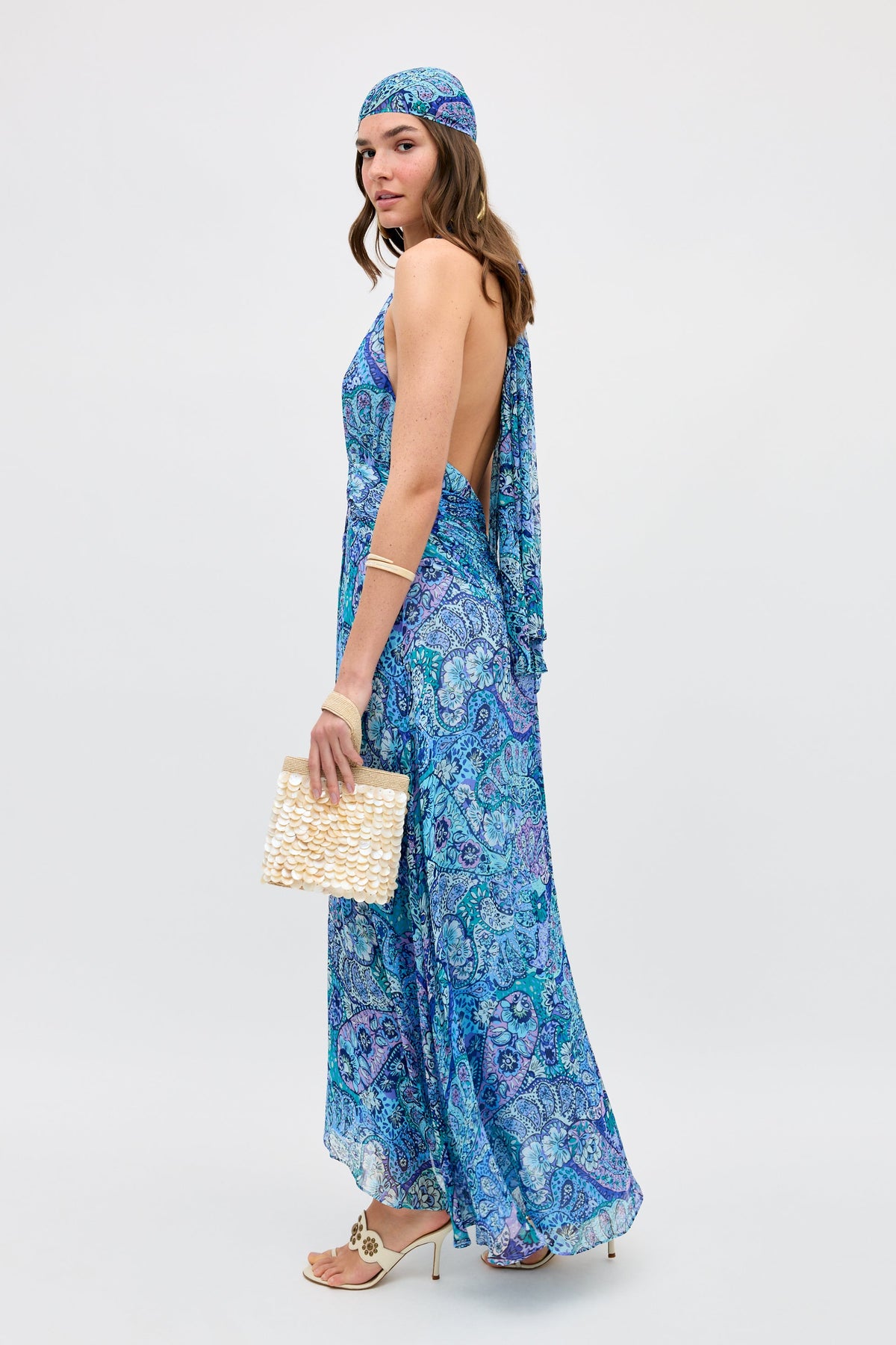 Alaina - Paisley Floral Blue