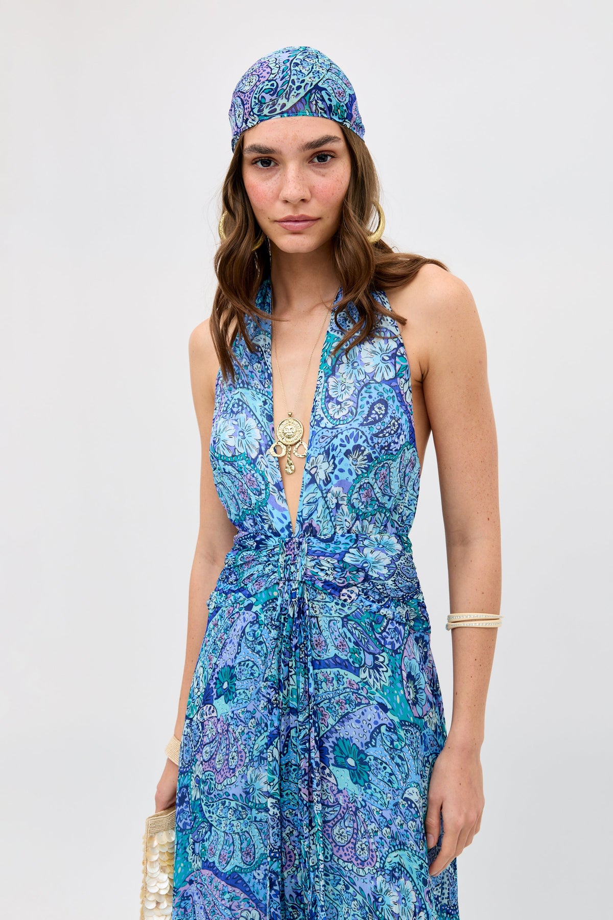 Alaina - Paisley Floral Blue