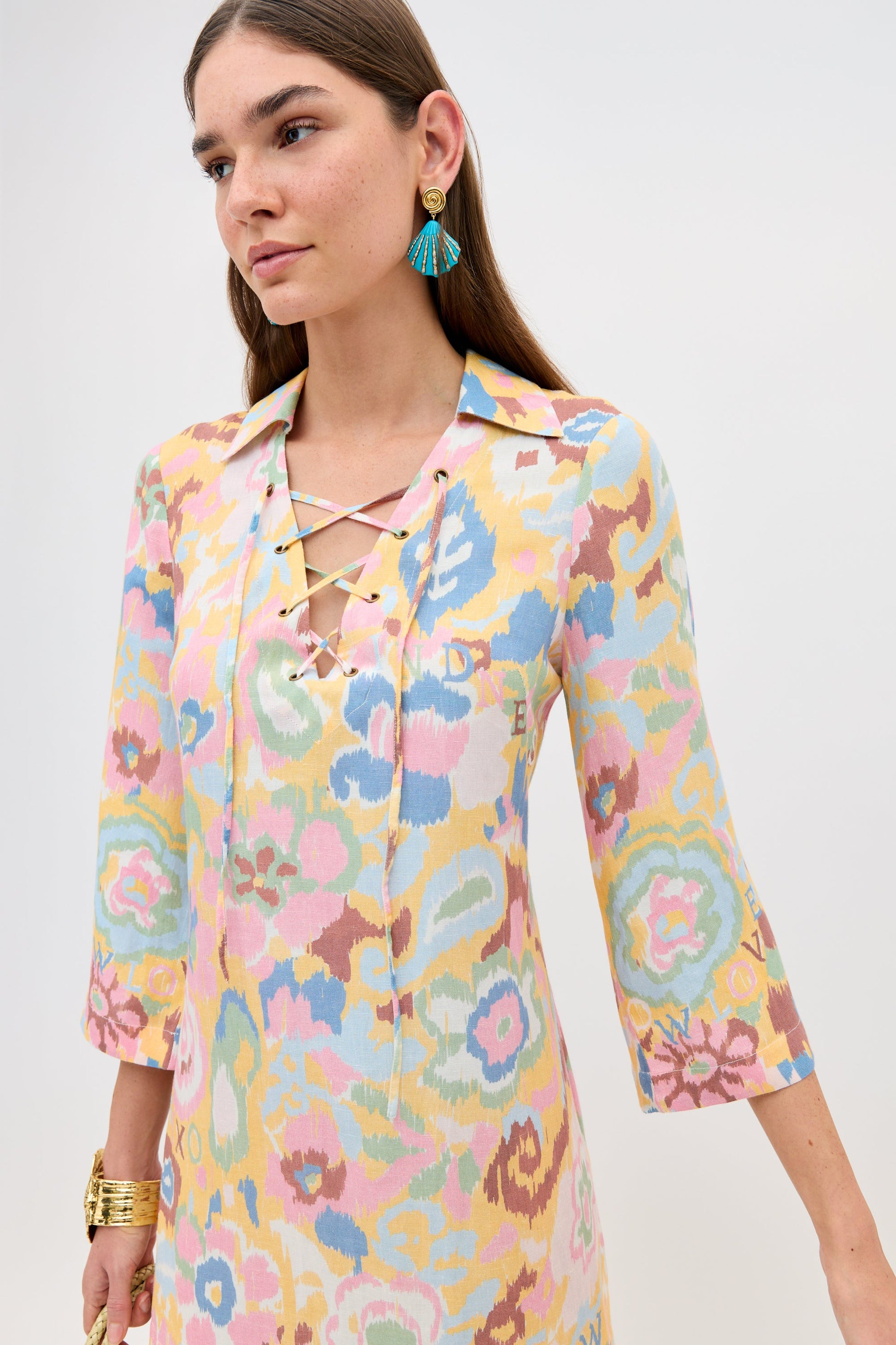 Lucien - Ikat Bloom Yellow