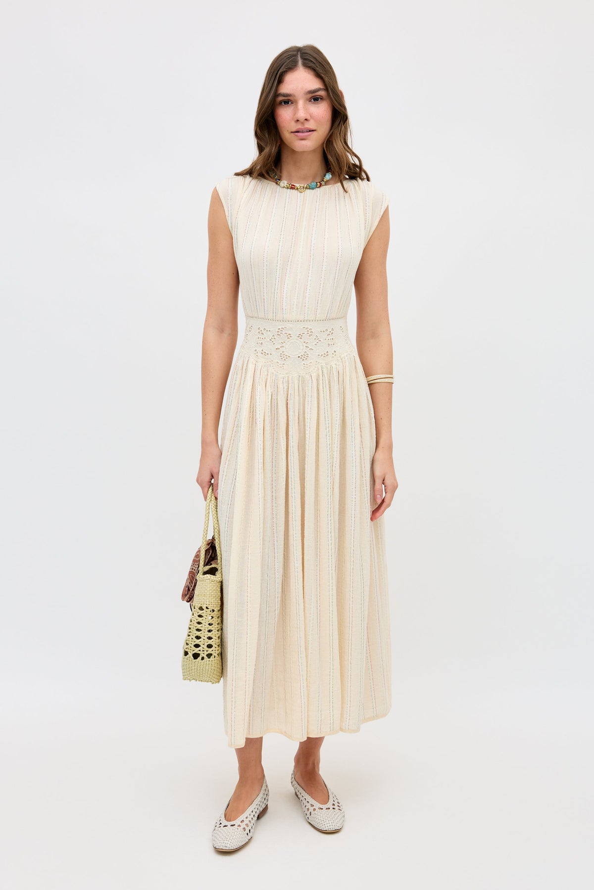 Alayah - Sienna Lace Embroidery Cream