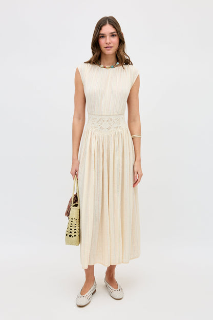 Alayah - Sienna Lace Embroidery Cream