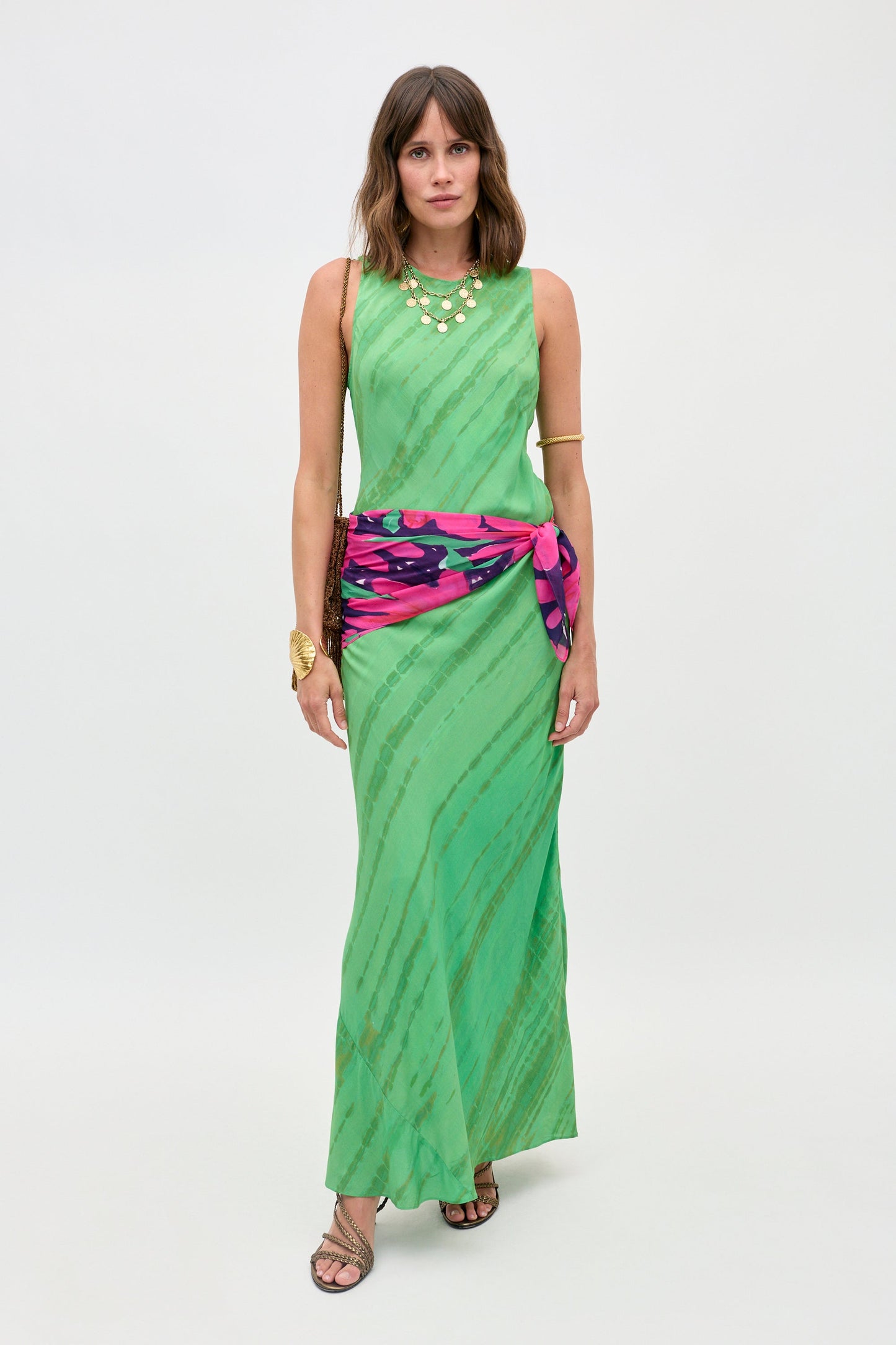 Yousra - Tie Dye Green
