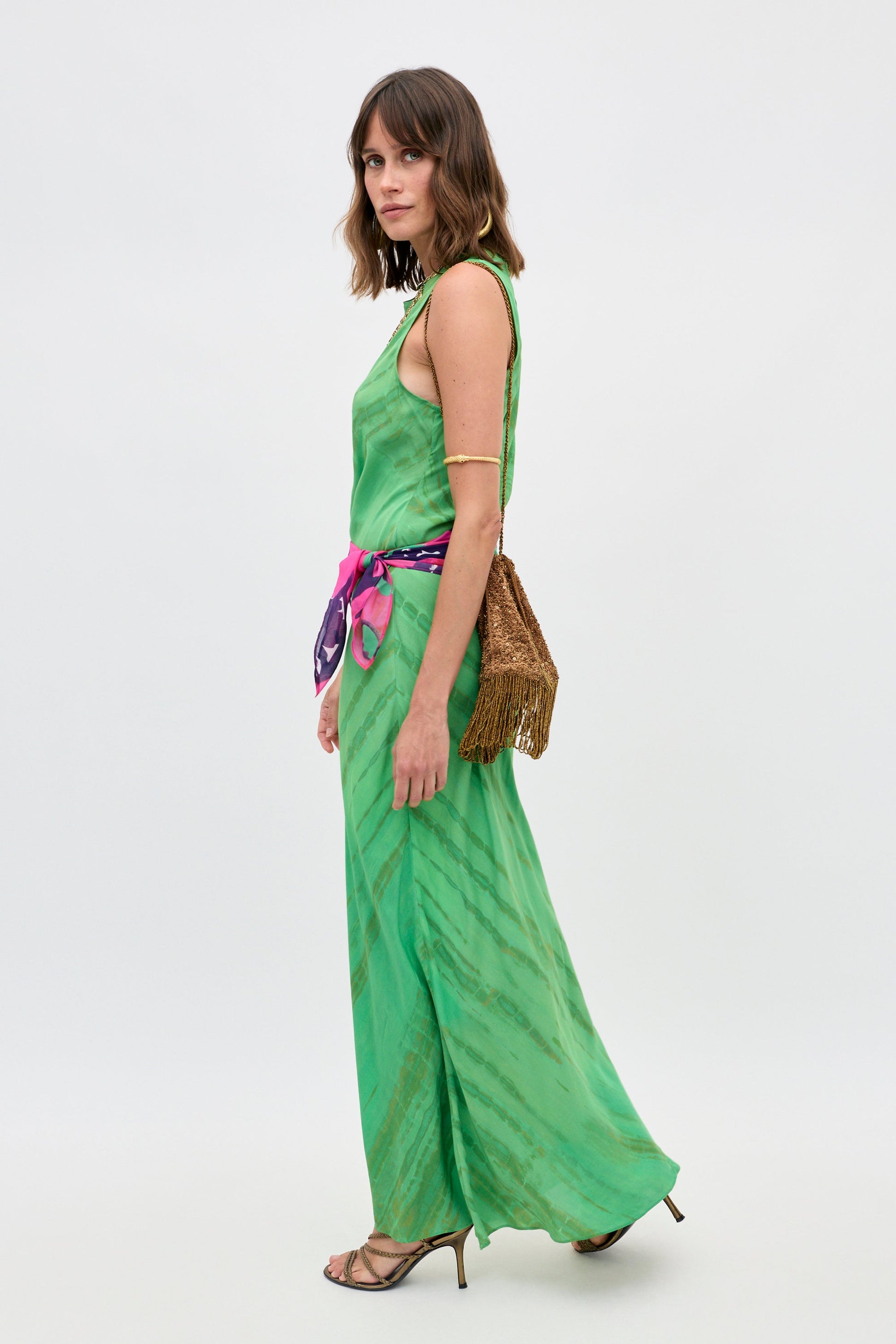 Yousra - Tie Dye Green