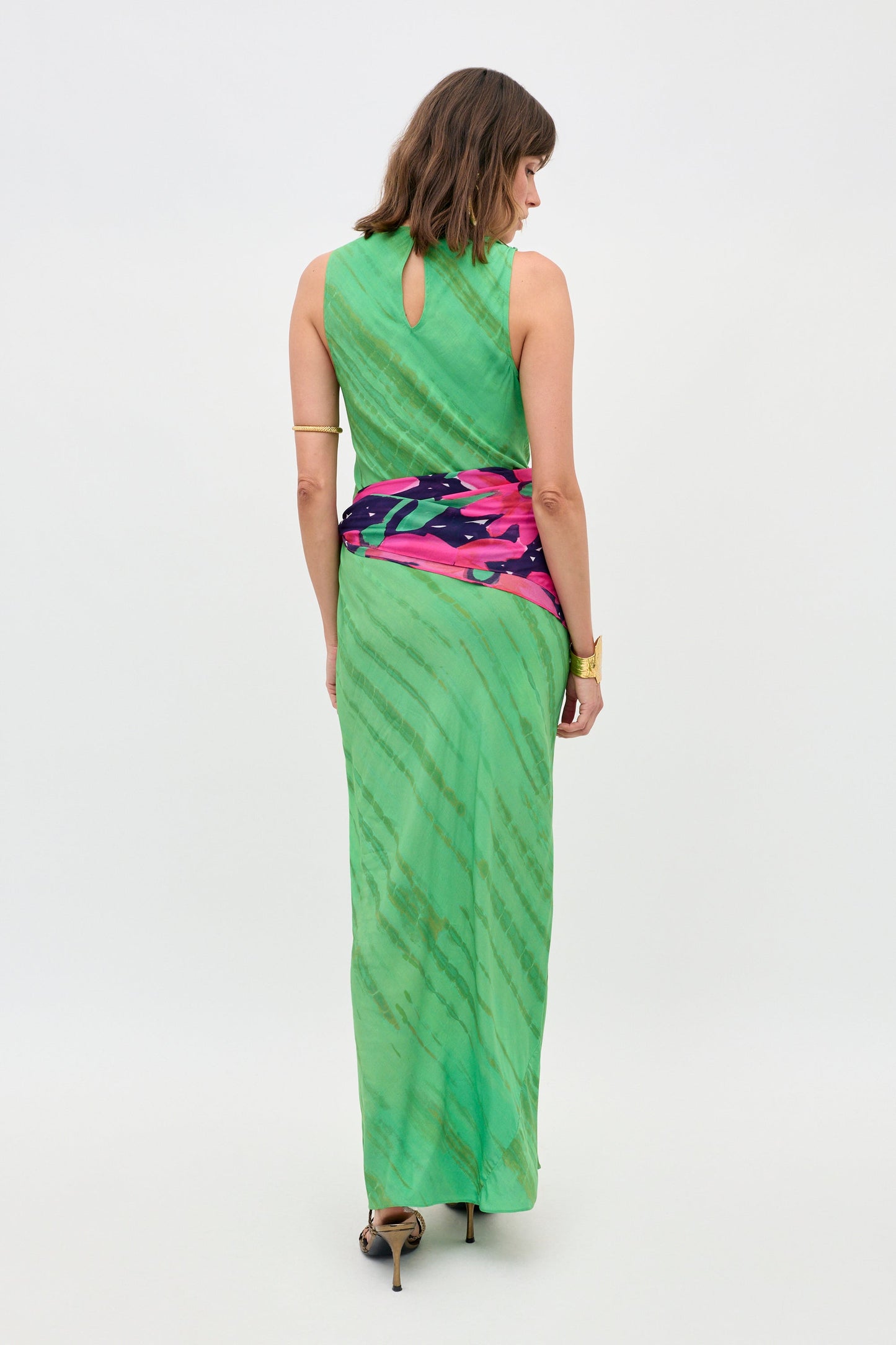 Yousra - Tie Dye Green