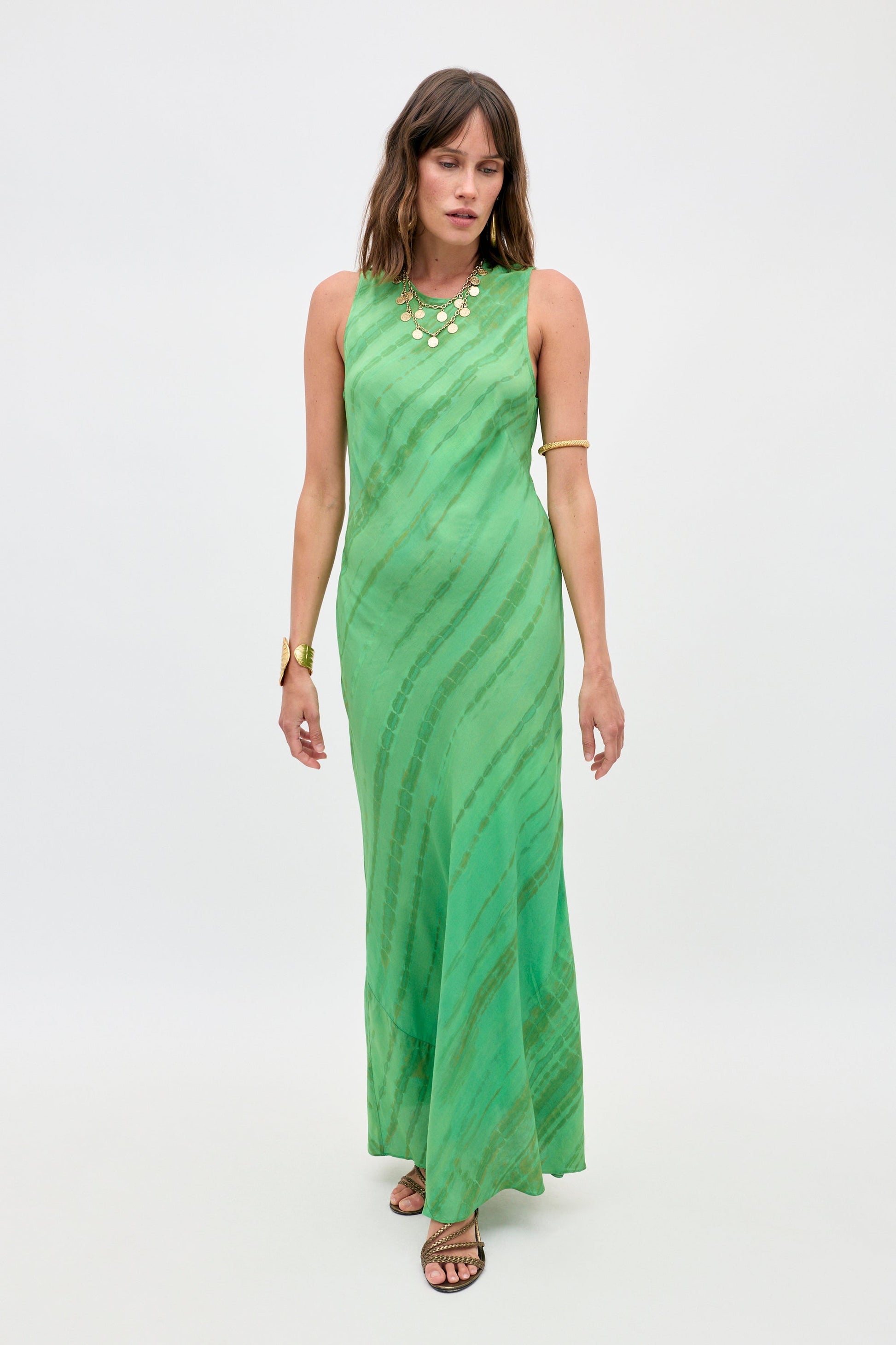 Yousra - Tie Dye Green
