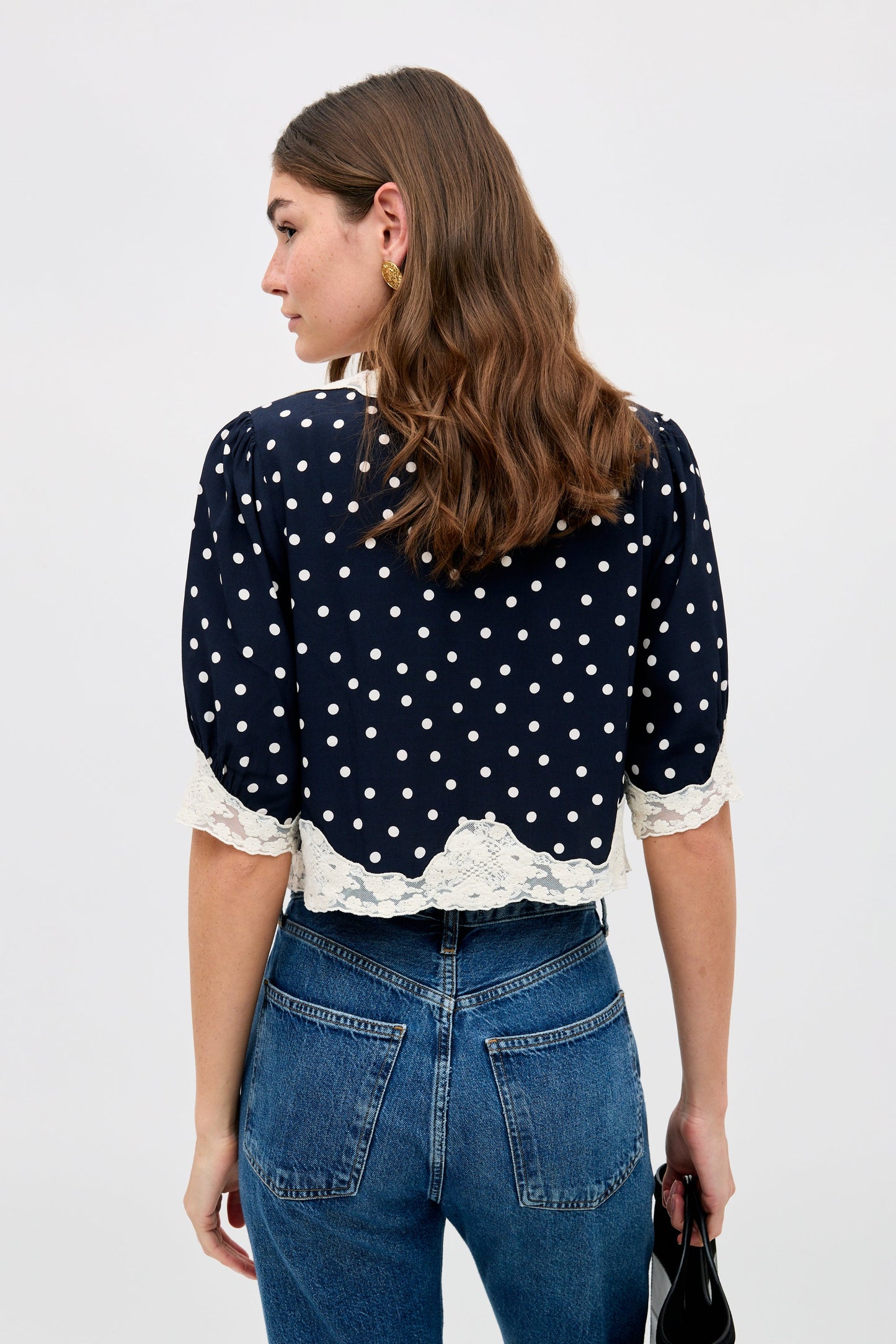 ursula top layla dot navy