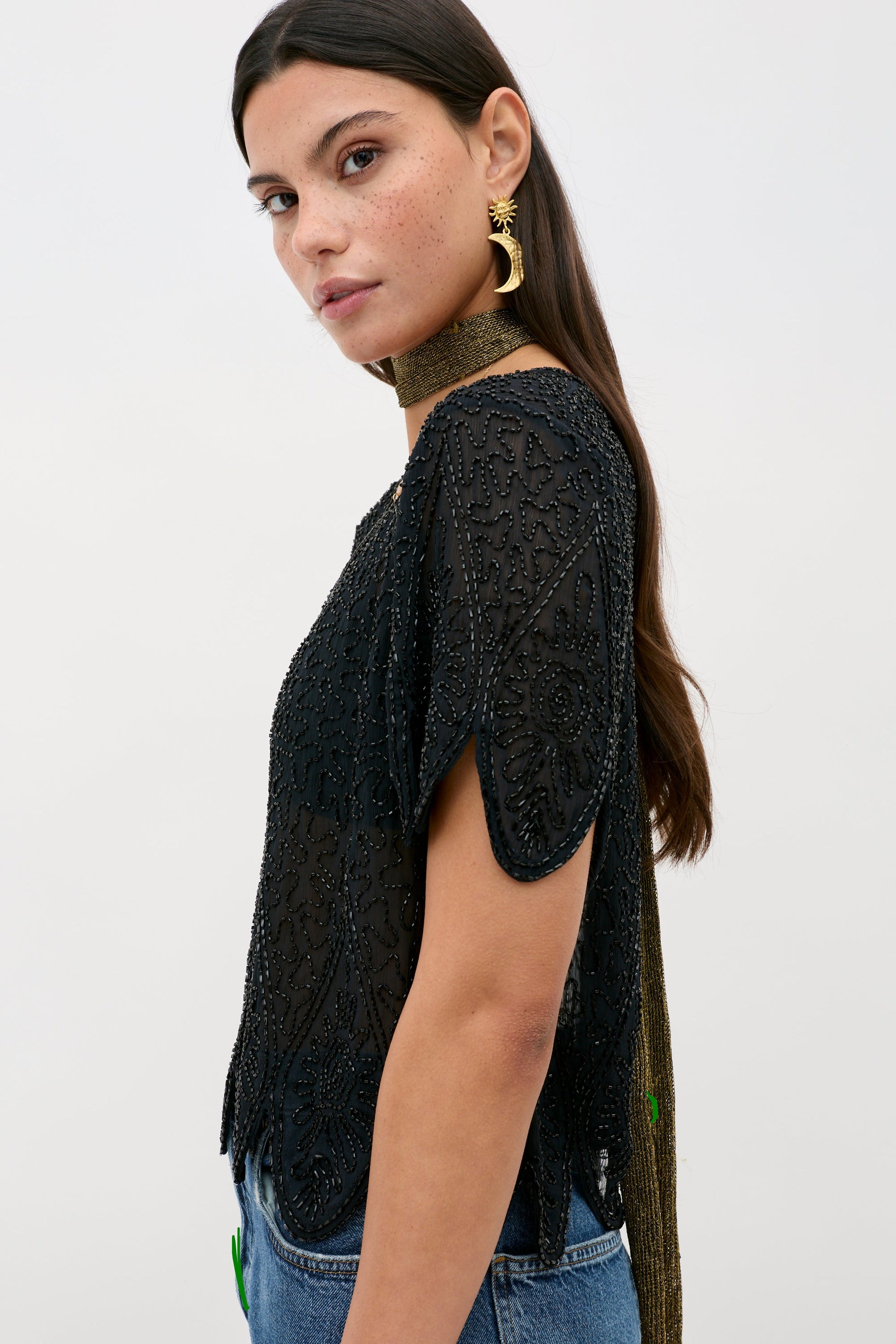 Ainsleigh  -  Florence Embellishment Antique Black